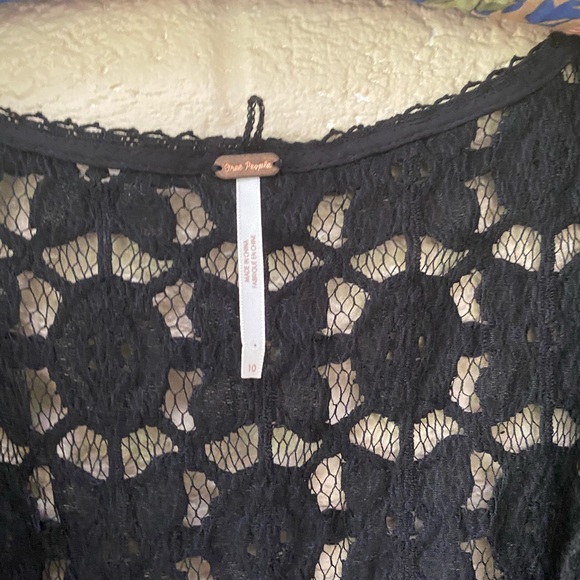 Free People Plunge Bell Sleeve Dress - Picture 3 of 4